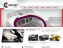 Tablet Screenshot of criartetiquetas.com.br